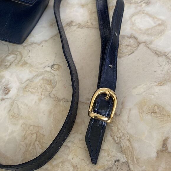 Vintage TALJA Leather Trapeze Shoulder Bag Handmade in Florence, Italy - Picture 11 of 15